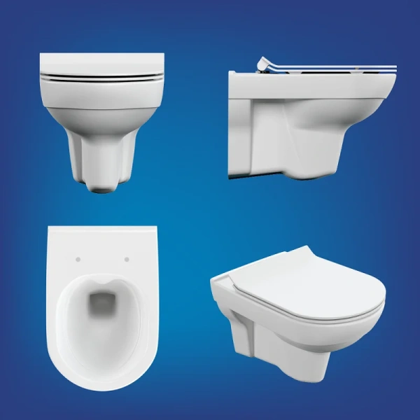 Унитаз с инсталляцией Cersanit City клавиша черная матовая, нет в наличии index_2 - фото 9