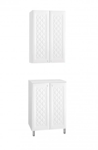 Шкаф-пенал подвесной Style Line Канна 60 см белый, 60 см - фото 3