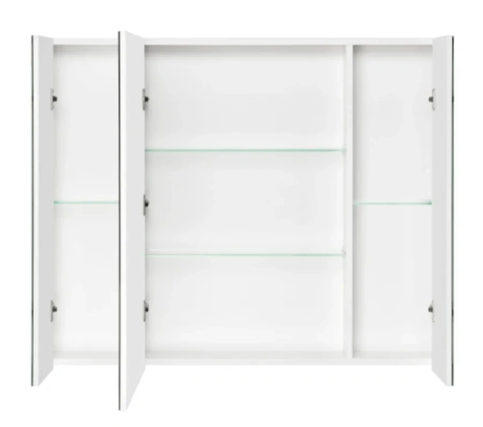 Зеркальный шкаф Акватон Беверли 100 см белый глянцевый - фото 3