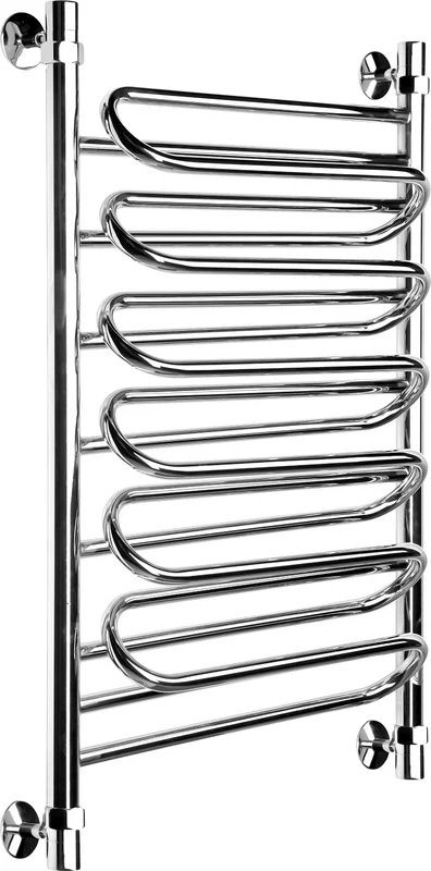 Полотенцесушитель водяной Ника Curve 80x50 см хром - фото 2