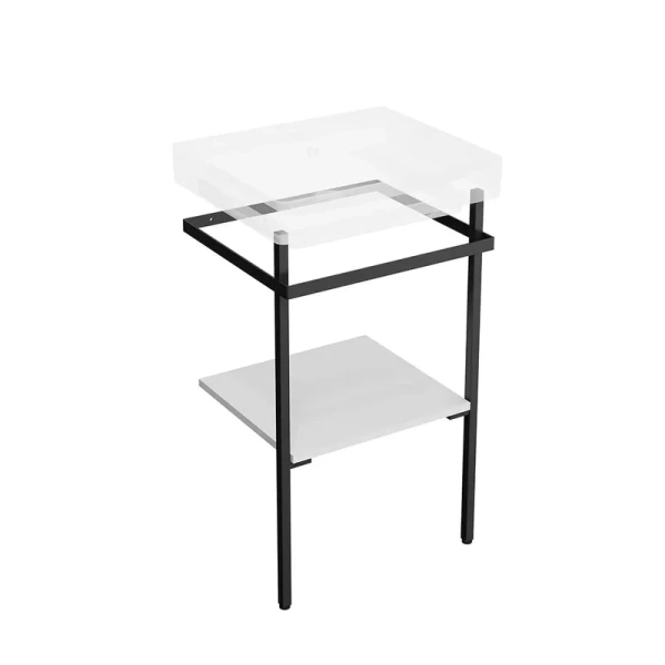 Консоль для раковины Kerama Marazzi Pro 50 см черная матовая - фото 3