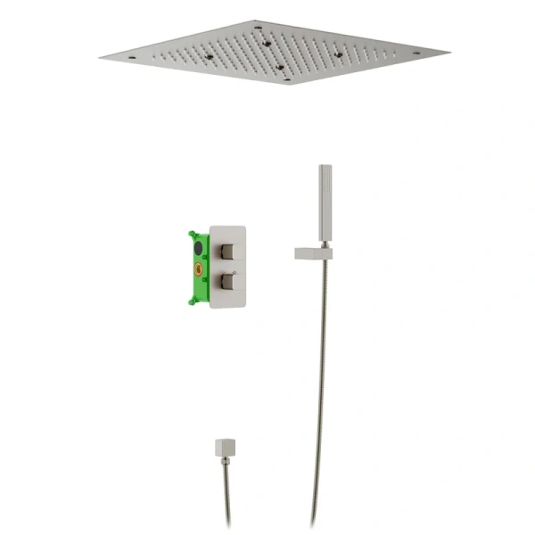 Душевой комплект Timo Petruma никель - фото 2