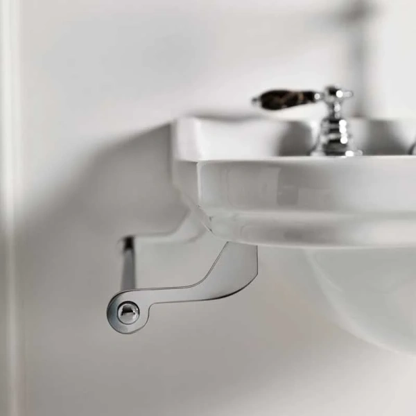 Раковина Kerasan Waldorf 60 см с 1 отверстием под смеситель, белые - фото 4