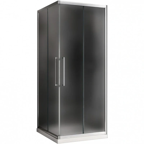 Душевой уголок Abber Schwarzer Diamant AG02100H 100x100 см раздвижные двери