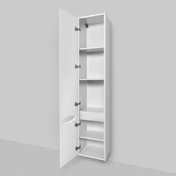 Шкаф-пенал подвесной Am.Pm Like 35 см левый белый, пристенные, высокие - фото 7