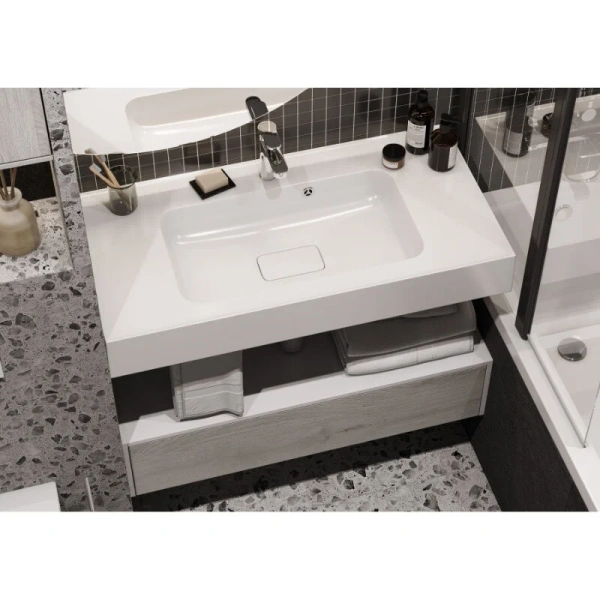 Раковина Акватон Ричмонд 1A70603KRD010 100 см литьевой мрамор - фото 3