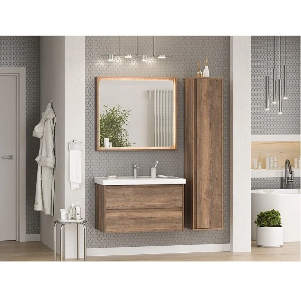 Зеркало с подсветкой Brevita Dallas 90 см с сенсорным управлением - фото 3