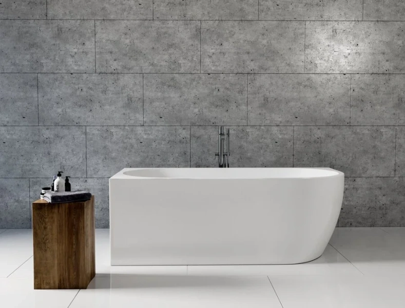 Ванна акриловая Aquanet Family Elegant A 180 x 80 см, левая, белый матовый, 260054 - фото 4