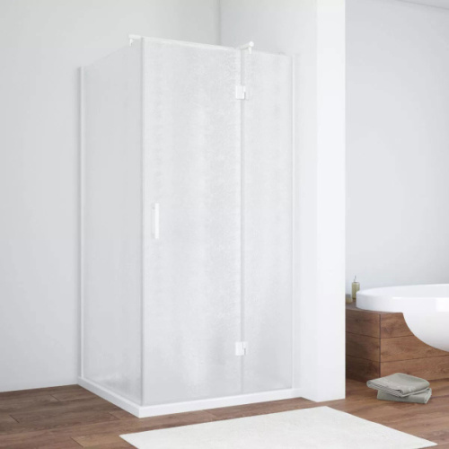 Душевой уголок стекло шиншилла Vegas-glass AFP-Fis 100х80 02 R