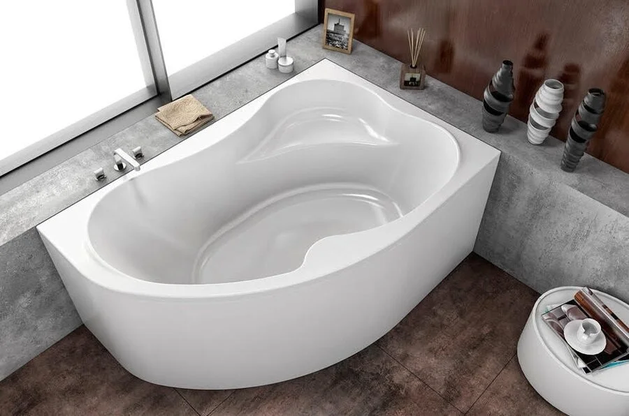 Акриловая ванна Kolpa-San Quat Lulu L/D, 170 х 100 см, правая/левая, белый, 597390/597400, без гидромассажа - фото 5