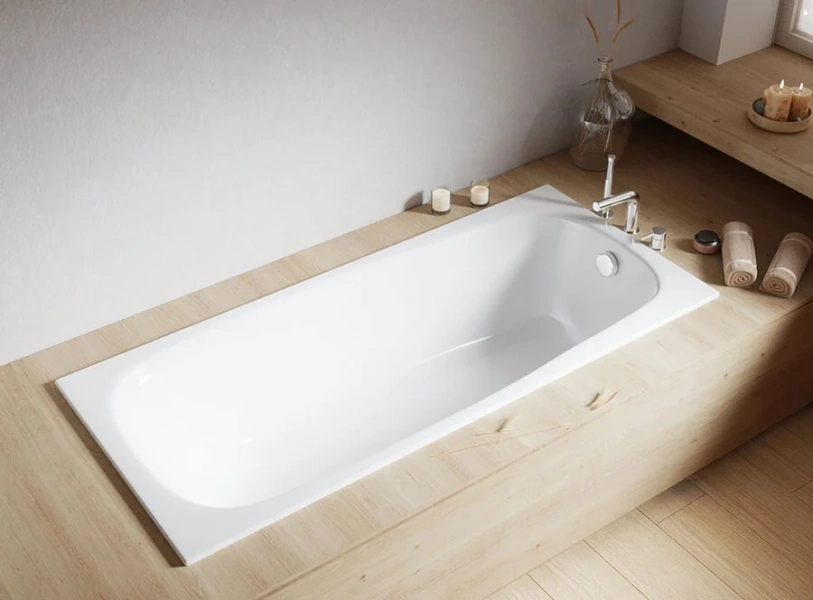 Ванна акриловая Whitecross Layla Slim, 170 х 75 см, белая, 0122.170075.100 - фото 3