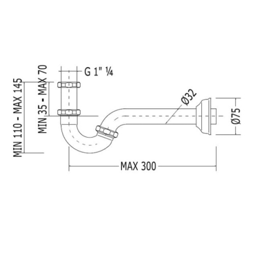 Сифон для раковины Devon&Devon DDA325 - фото 3