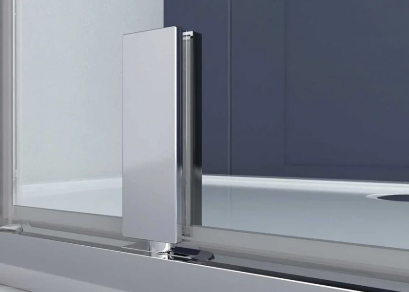 Душевой уголок Vincea Penta 100x100 см хром, стеклянные, угловые, без поддона - фото 6