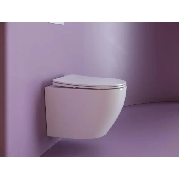 Унитаз подвесной Ceramica Nova Uno белый, с горизонтальным, прямым выпуском, с прямым выпуском - фото 7