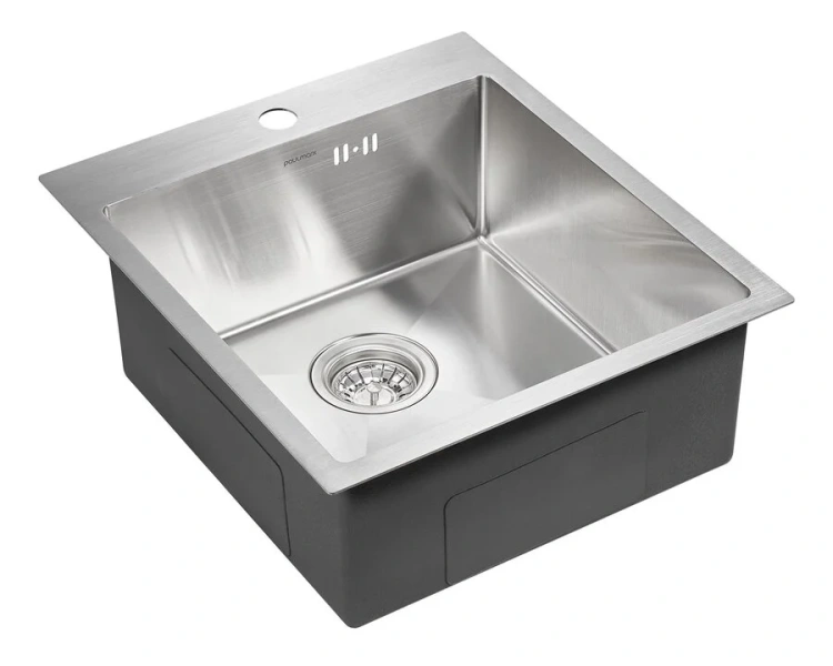 Мойка для кухни Paulmark Favor PM214551 45 см из нержавеющей стали - фото 3