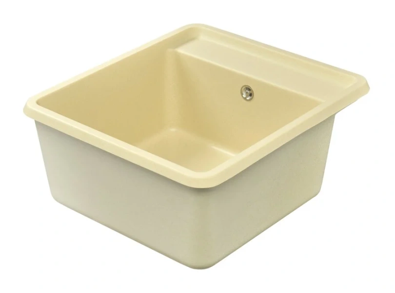 Мойка для кухни Акватон Беллис 57 см шампань, бежевые - фото 5