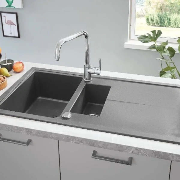 Смеситель для кухни Grohe Eurosmart хром, на мойку, на столешницу - фото 6