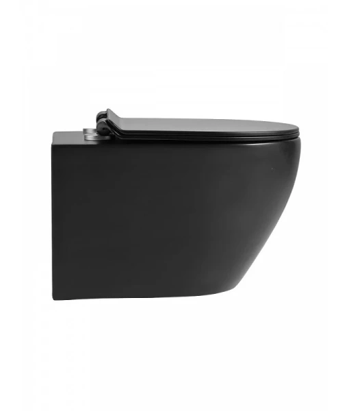 Унитаз подвесной Agger черный, черные - фото 6