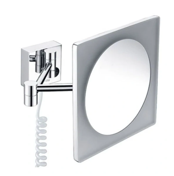 Зеркало с подсветкой WasserKRAFT 43,5 см увеличительное - фото 1