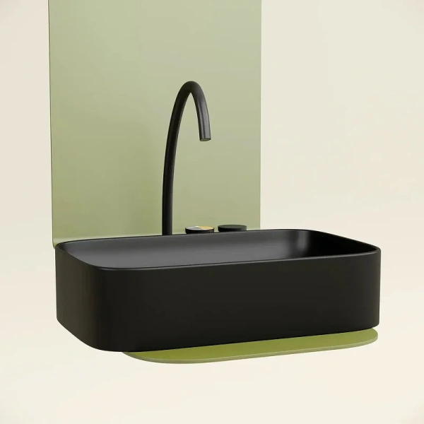 Раковина Ceramica Nova Element 60 см черная матовая - фото 3