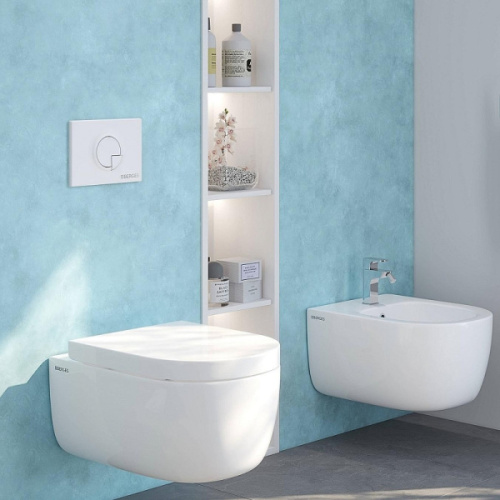 Инсталляция для унитаза Berges Novum клавиша R4 Soft Touch белая - фото 3