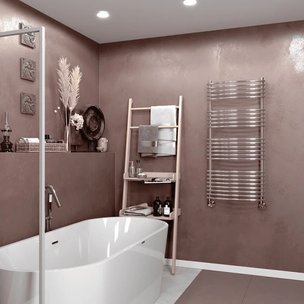 Полотенцесушитель водяной Terminus Марио П24 50х120 см из нержавеющей стали - фото 4