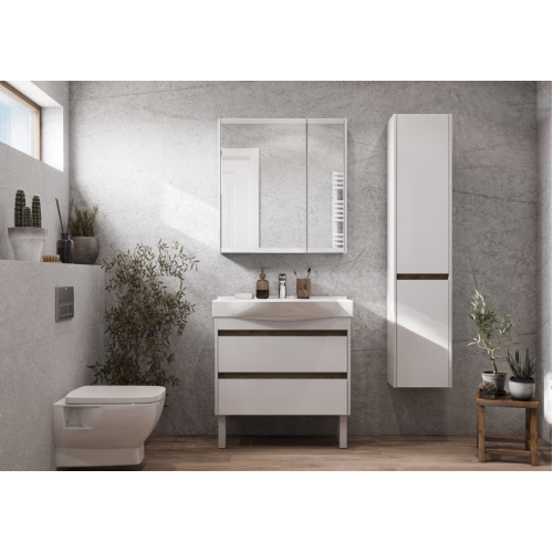 Шкаф-пенал подвесной Акватон Нортон 34 см левый, подвесные - фото 6