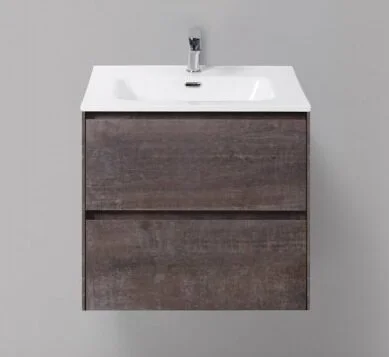 Тумба под раковину подвесная BelBagno Pietra 60 см stone - фото 7