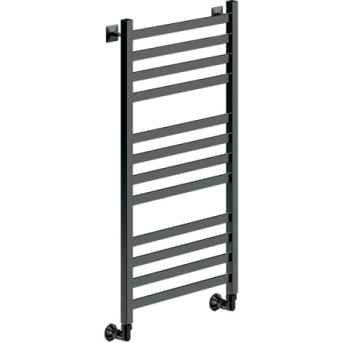 Полотенцесушитель водяной Ника Modern 100x50 см черный матовый - фото 1