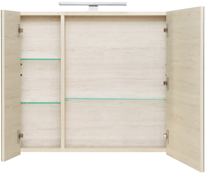 Зеркальный шкаф с подсветкой Roca Etna 857304 80 см с двумя дверками - фото 4