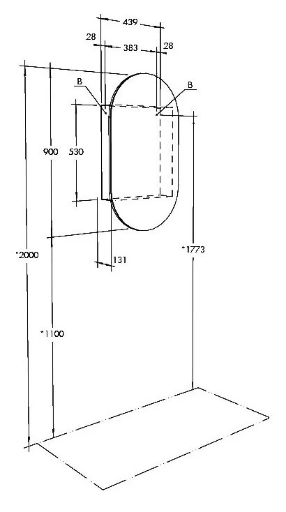 Зеркальный шкаф Акватон Оливия 50 см белый глянец - фото 2