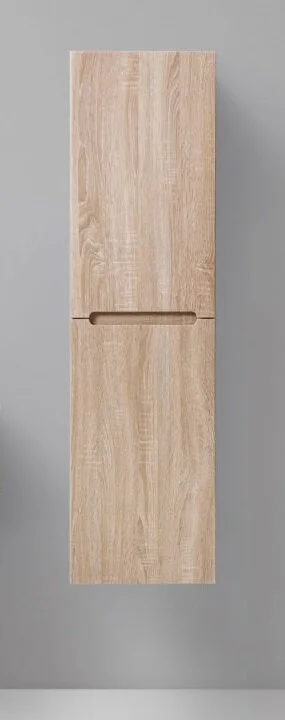 Шкаф-пенал подвесной BelBagno Etna 40 см rovere bianco левосторонний - фото 1