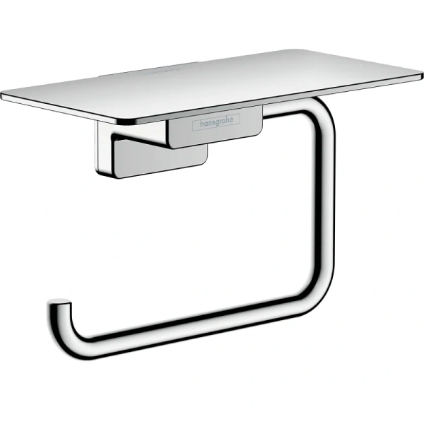 Бумагодержатель Hansgrohe AddStoris 41772 с полкой