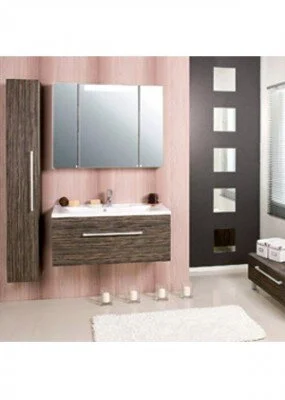 Тумба под раковину подвесная Акватон Мадрид 100 см белая глянцевая, 100 см - фото 6