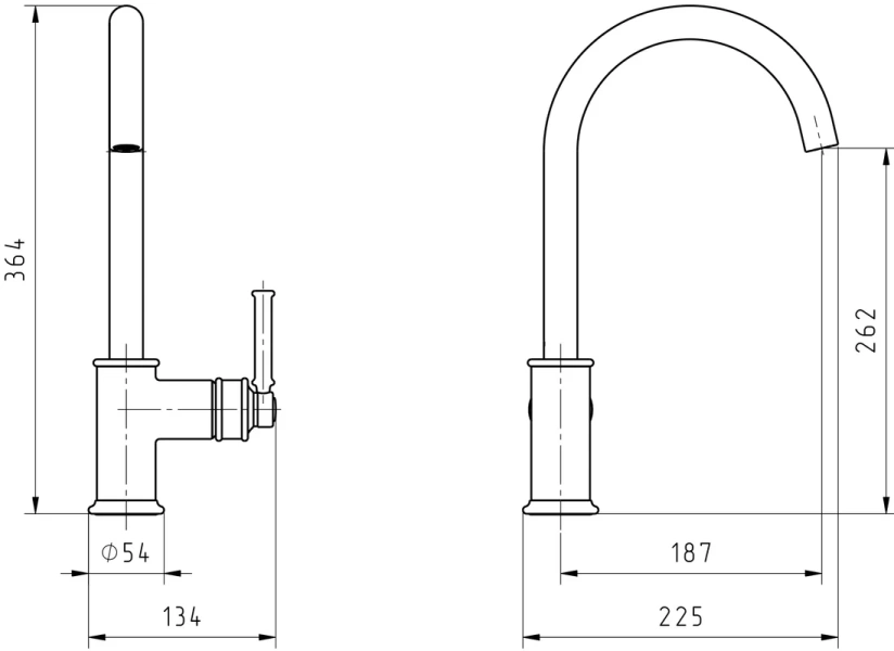 Смеситель для кухни Migliore Ermitage Mini золото, высокие, округлая форма - фото 5