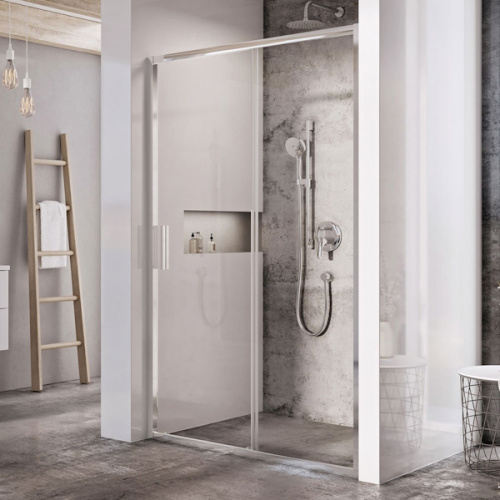 Душевая дверь в нишу Ravak Blix Slim 120 см профиль блестящий - фото 1
