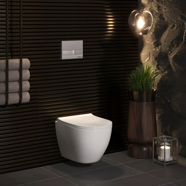 Унитаз подвесной BERGES Okus с микролифтом - фото 3