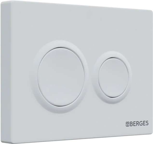 Инсталляция для унитаза BERGES Novum кнопка белая Soft Touch, настенные, напольные - фото 7