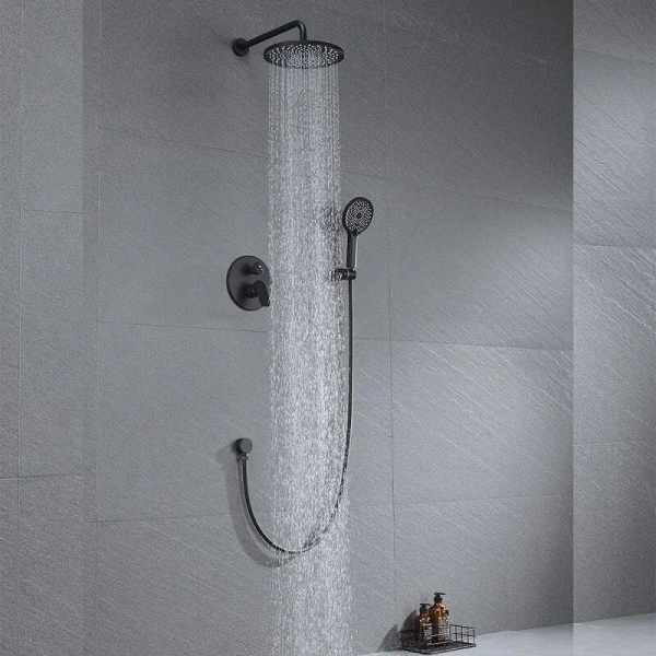 Душевой комплект Black&White Universe черный матовый index_1 - фото 6