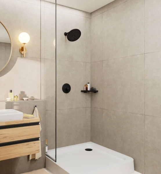 Верхний душ Hansgrohe Crometta S матовый черный - фото 3