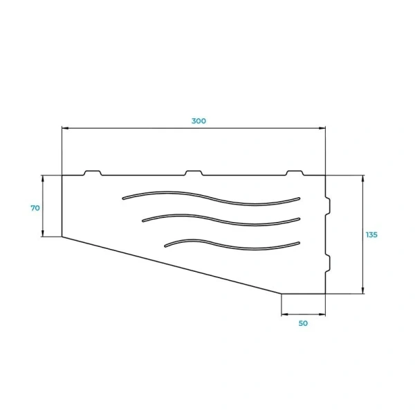 Полочка для ванной RGW 49279901 нержавеющая сталь - фото 2