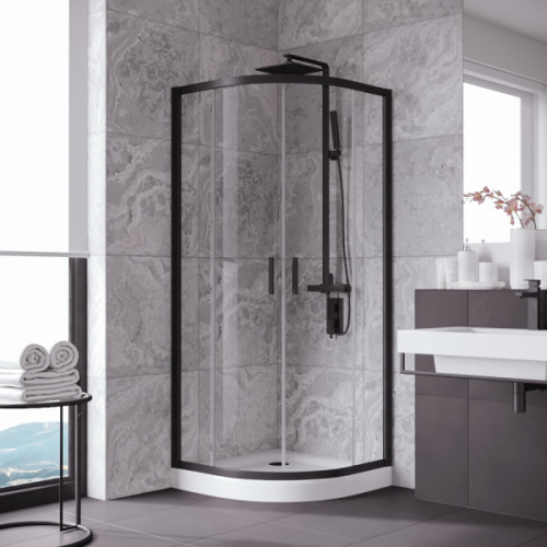 Душевой уголок стекло прозрачное Vegas-glass ZS-F 100х80 01 - фото 1