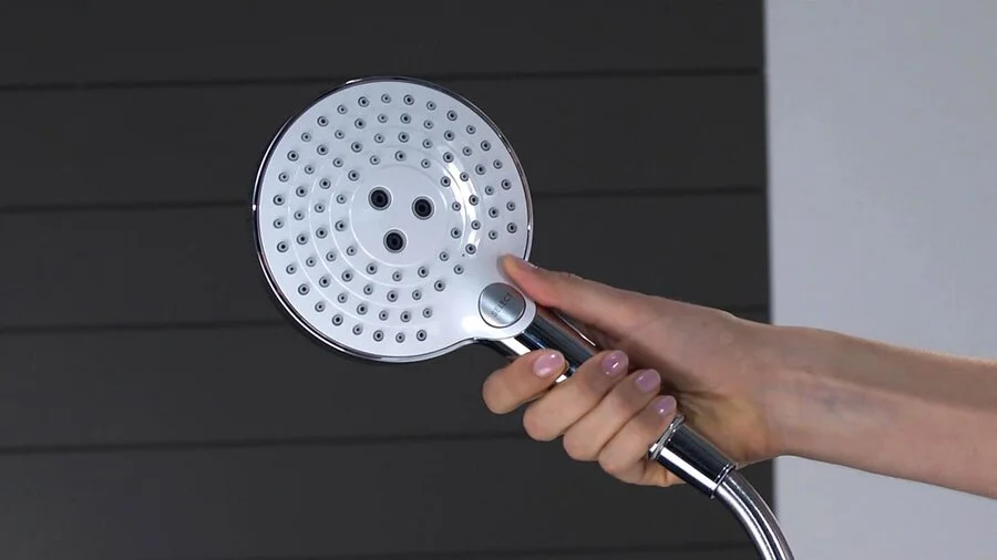 Лейка для душа Hansgrohe Raindance Select S белый/хром, современные, hi-tech - фото 4