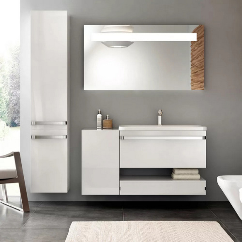 Тумба под раковину подвесная Ideal Standard Tonic II 80 см белый лак глянцевый, в наличии - фото 2