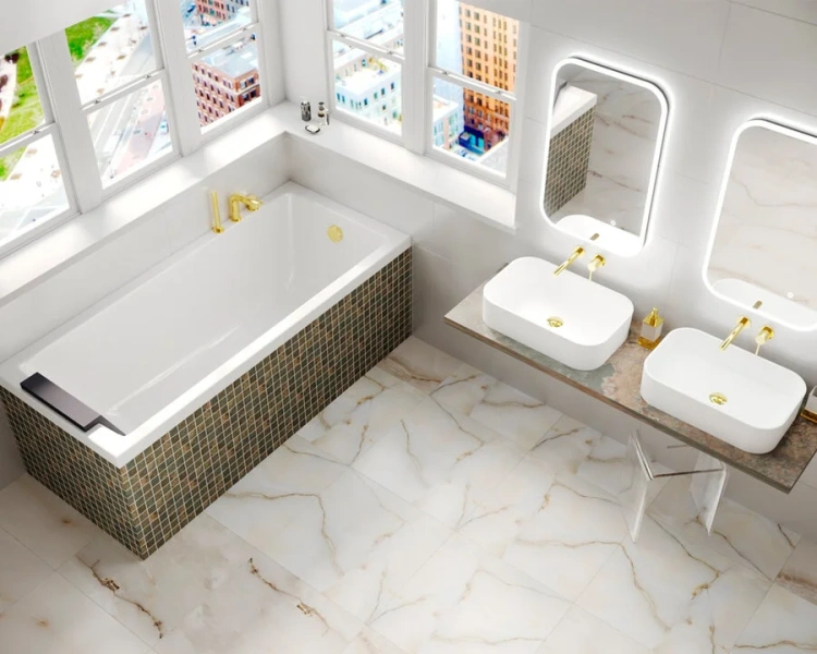 Ванна акриловая Whitecross Wave, 180 х 80 см, увеличенная толщина акрила, усиленная армировка, 0101.180080.100 - фото 3