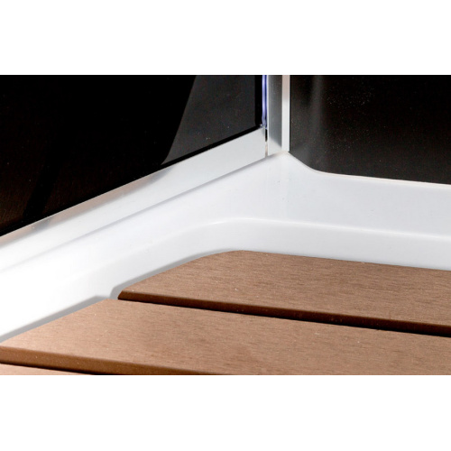 Душевая кабина Deto BM 100х100 см с led подсветкой и гидромассажем, со средним поддоном - фото 3