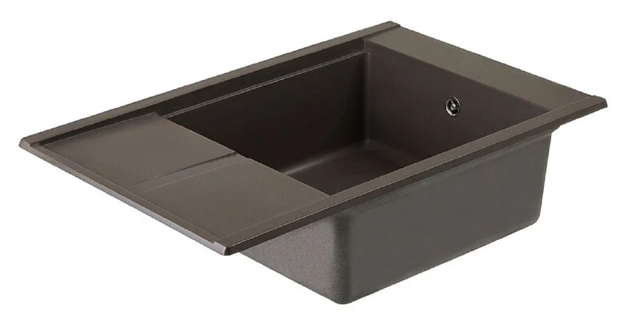 Мойка для кухни Акватон Делия 78 см кофе, прямоугольной формы - фото 4