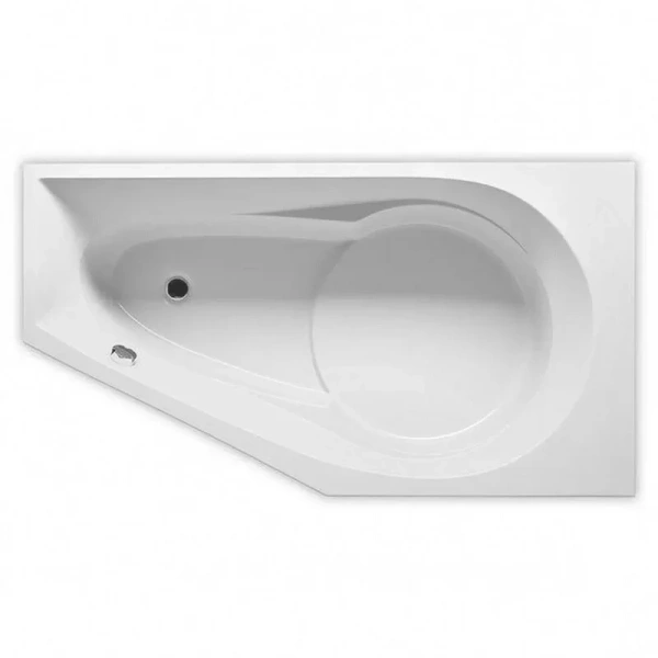 Ванна акриловая Riho Yukon Plug & Play, B008012005/B009012005, 160 x 90 см, левая/правая, цвет белый - фото 1