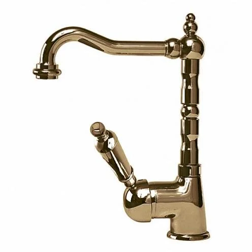 Смеситель для раковины Cezares Elite бронза, ручка металл - фото 4