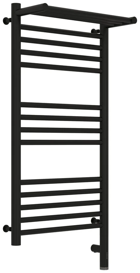 Полотенцесушитель электрический Сунержа Богема 3.0 40х80 см правый черный матовый, электрические с наружной вилкой, электрические скрытого подключения, правое подключение - фото 5